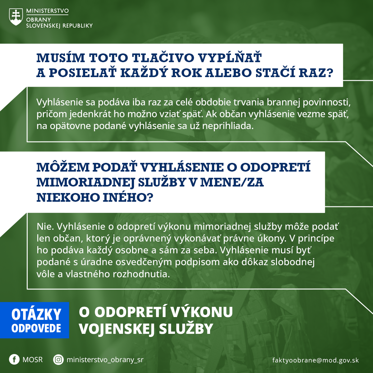 posielať tlačivo každý rok?