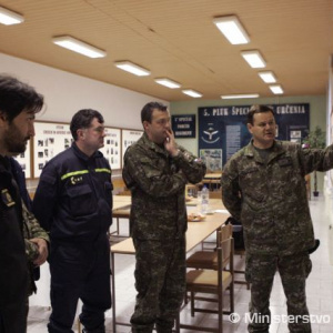 Minister Baška pri záplavách na Orave a Kysuciach