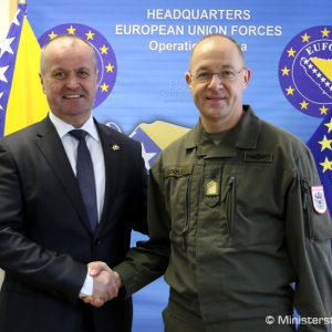 Minister obrany SR Peter Gajdoš rokoval v Sarajeve s ministerkou obrany Bosny a Hercegoviny Marinou Pendeš