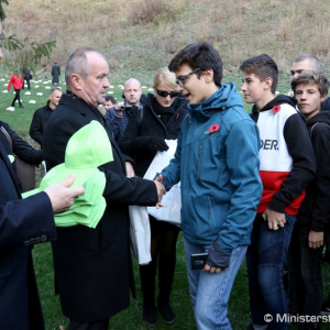 Minister obrany P. Gajdoš si na obnovenom vojnovom cintoríne v Kubrej uctil obete 1. svetovej vojny