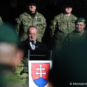 Minister Gajdoš privítal v Martine vojakov po návrate z Iraku a rozlúčil sa s vojakmi, ktorí odchádzajú do Afganistanu 