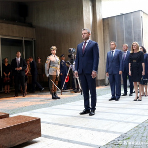 Minister Gajdoš sa zúčastnil na oslavách 74. výročia SNP v Banskej Bystrici