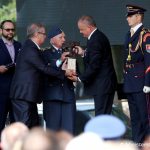 Minister Gajdoš sa zúčastnil na oslavách 74. výročia SNP v Banskej Bystrici
