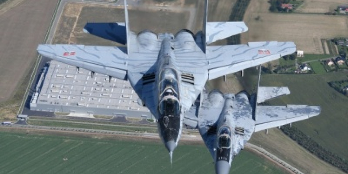 Ilustračný záber na letiace MiG-29