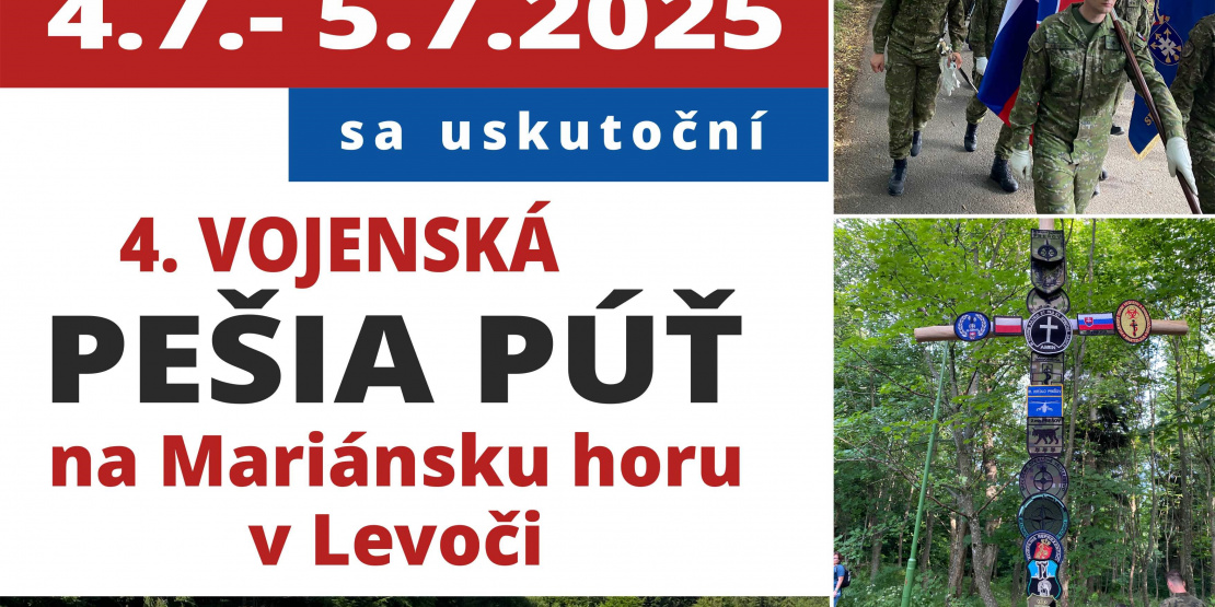 plagát Levoča 4. pešia púť