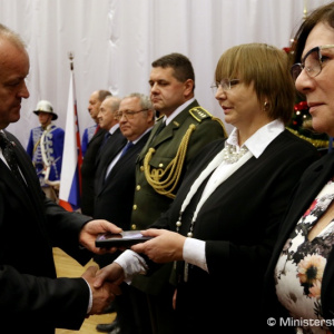 Zamestnanci rezortu obrany a profesionálni vojaci si pripomenuli 25. výročie vzniku Slovenskej republiky a Ozbrojených síl SR