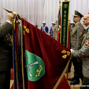 Zamestnanci rezortu obrany a profesionálni vojaci si pripomenuli 25. výročie vzniku Slovenskej republiky a Ozbrojených síl SR