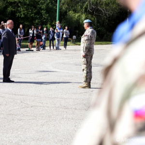 Minister Gajdoš privítal v Nitre vojakov po návrate z Cypru a Mali