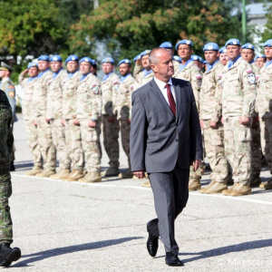 Minister Gajdoš privítal v Nitre vojakov po návrate z Cypru a Mali