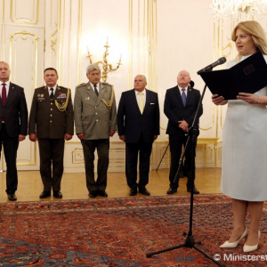 Minister Gajdoš informoval prezidentku SR Z. Čaputovú o aktuálnych úlohách rezortu obrany